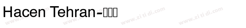 Hacen Tehran字体转换
